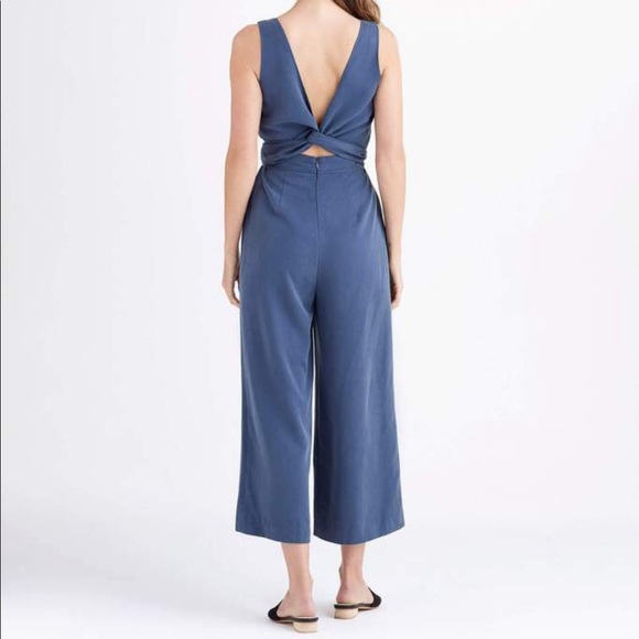 Vetta Capsule Apron Jumpsuit in Washed Black - Picture 12 of 16